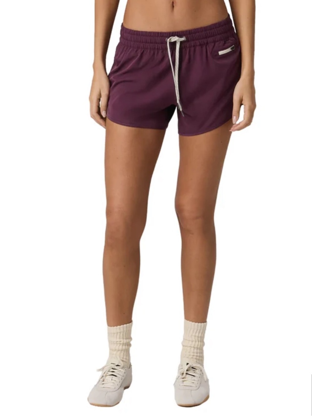Vuori Womens Shorts Clementine 2.0 Short 2” XL Cerise Maroon Running Activewear
